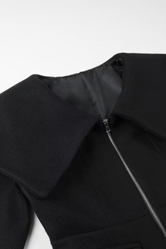 R&B | Übergroße Kragenjacke