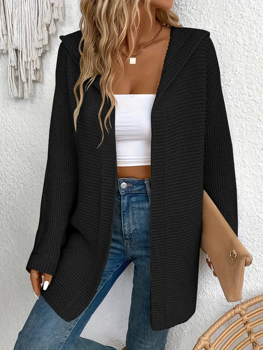 R&B | Strickjacke mit Angriffsbereiter Kapuze