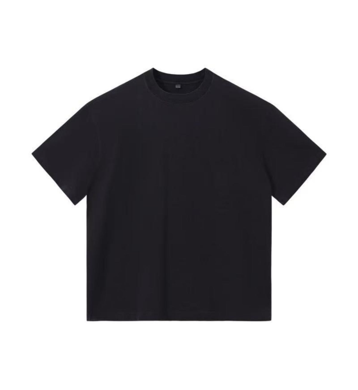 R&B | Schillerndes altes kurzes T-Shirt mit Färbung