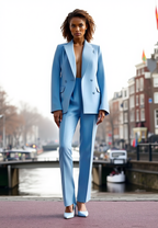 R&B | stilvolle maßgeschneiderte Anzug - elegantes Blazer- und Hosen-Set für Frauen