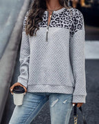 R&B | Zip-up Pullover Chic Modern Stil Ideal für den Winter