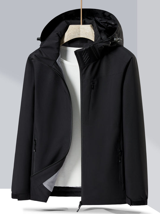 R&B | Wasserdichter Winter-Casual mit Kapuze und Fleece-Futter für Frauen Ideal für Herbst und Winter