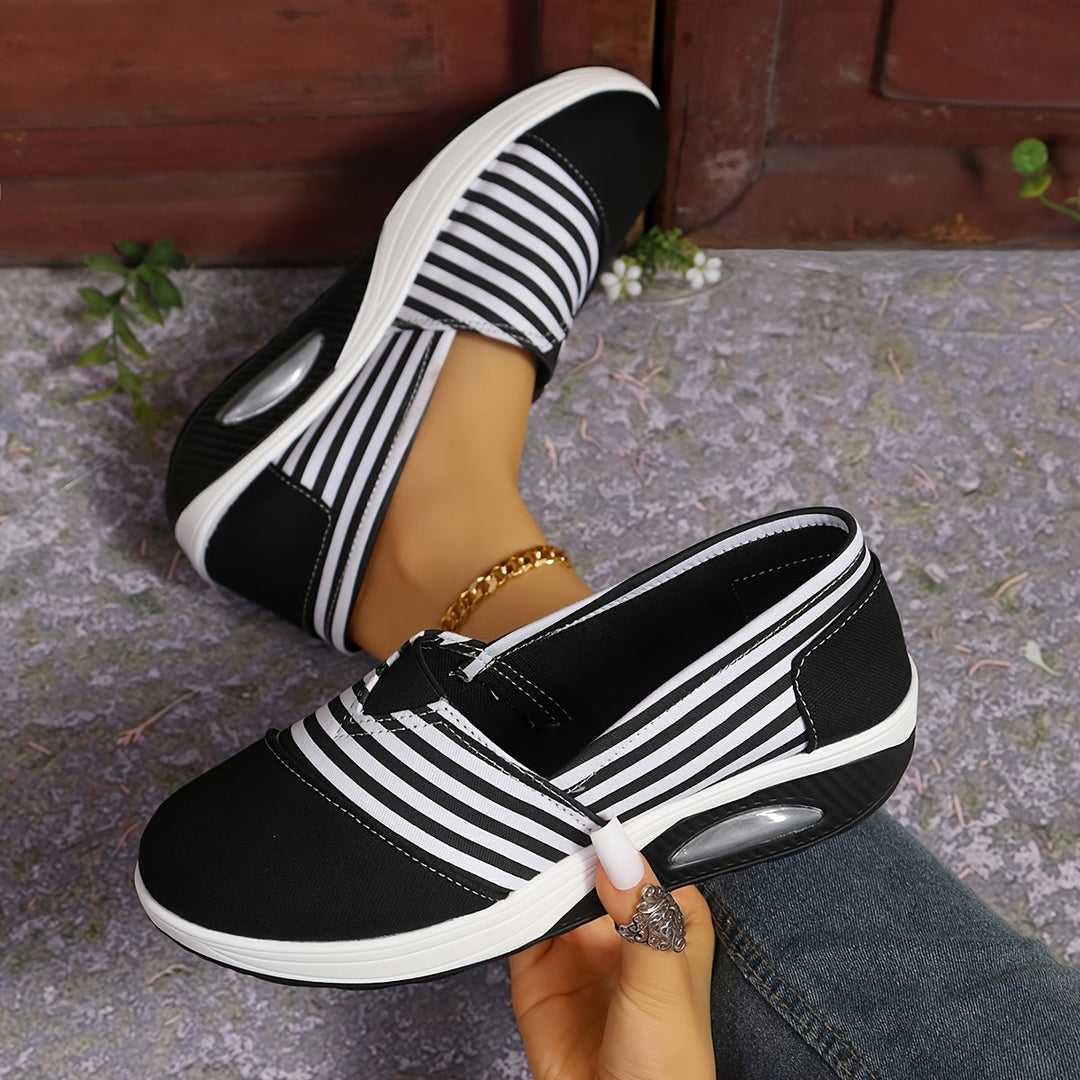 Gestreifte orthopädische Schuhe R&B R&B