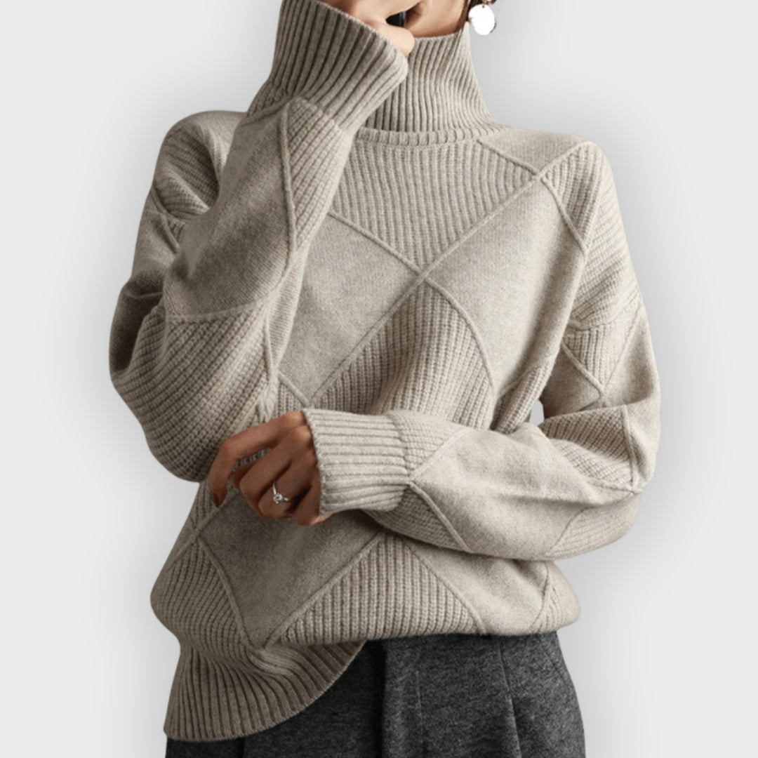 R&B | Weicher Rollkragenpullover
