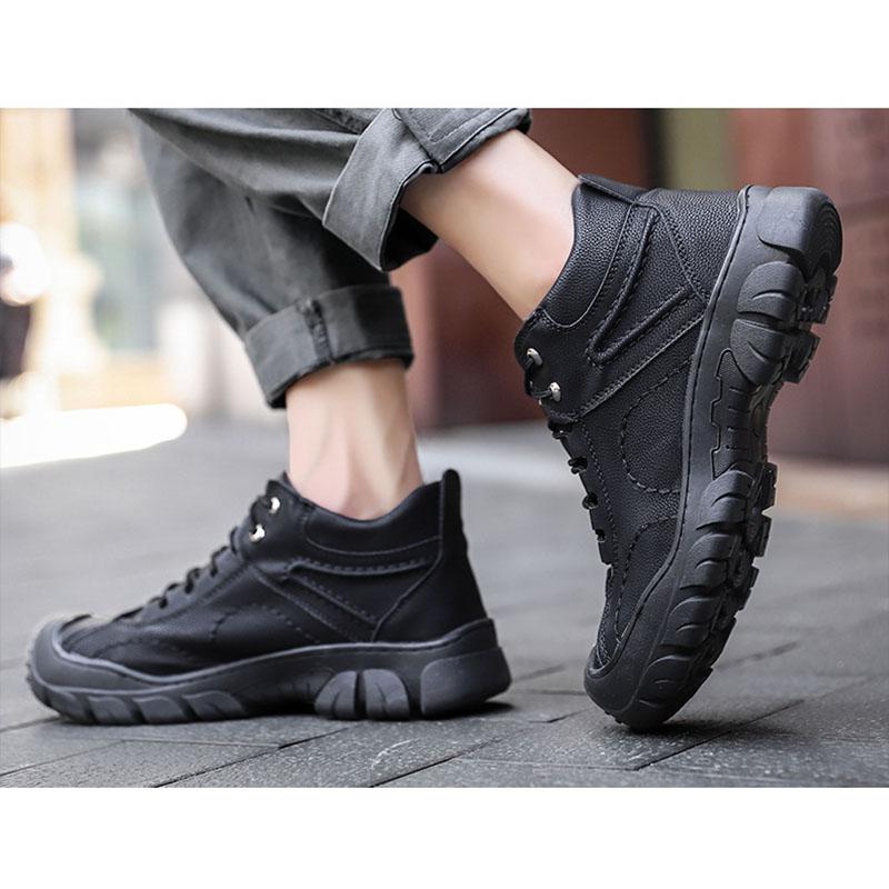 Warme und hohe Arbeitssicherheitsstiefel aus Winter Kaschmir und Stahlkappe R&B