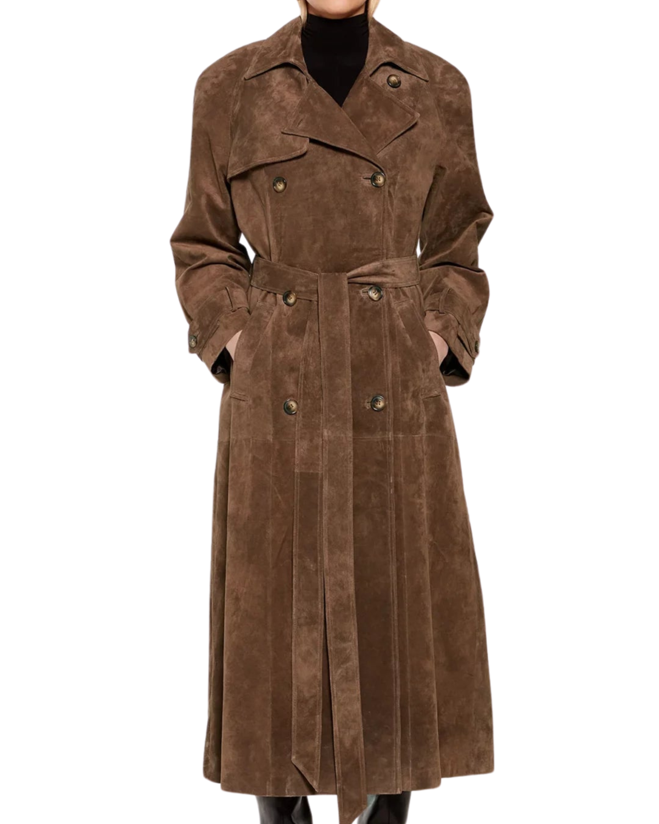 R&B | Faux Suede Winterjacke für Damen