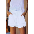 R&B | Denim-Shorts mit hoher Taille