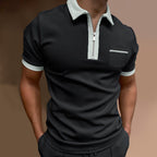 R&B | Schmal geschnittenes Taschen-Poloshirt