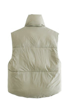 R&B | Zip-Up Drawstring Puffer Weste