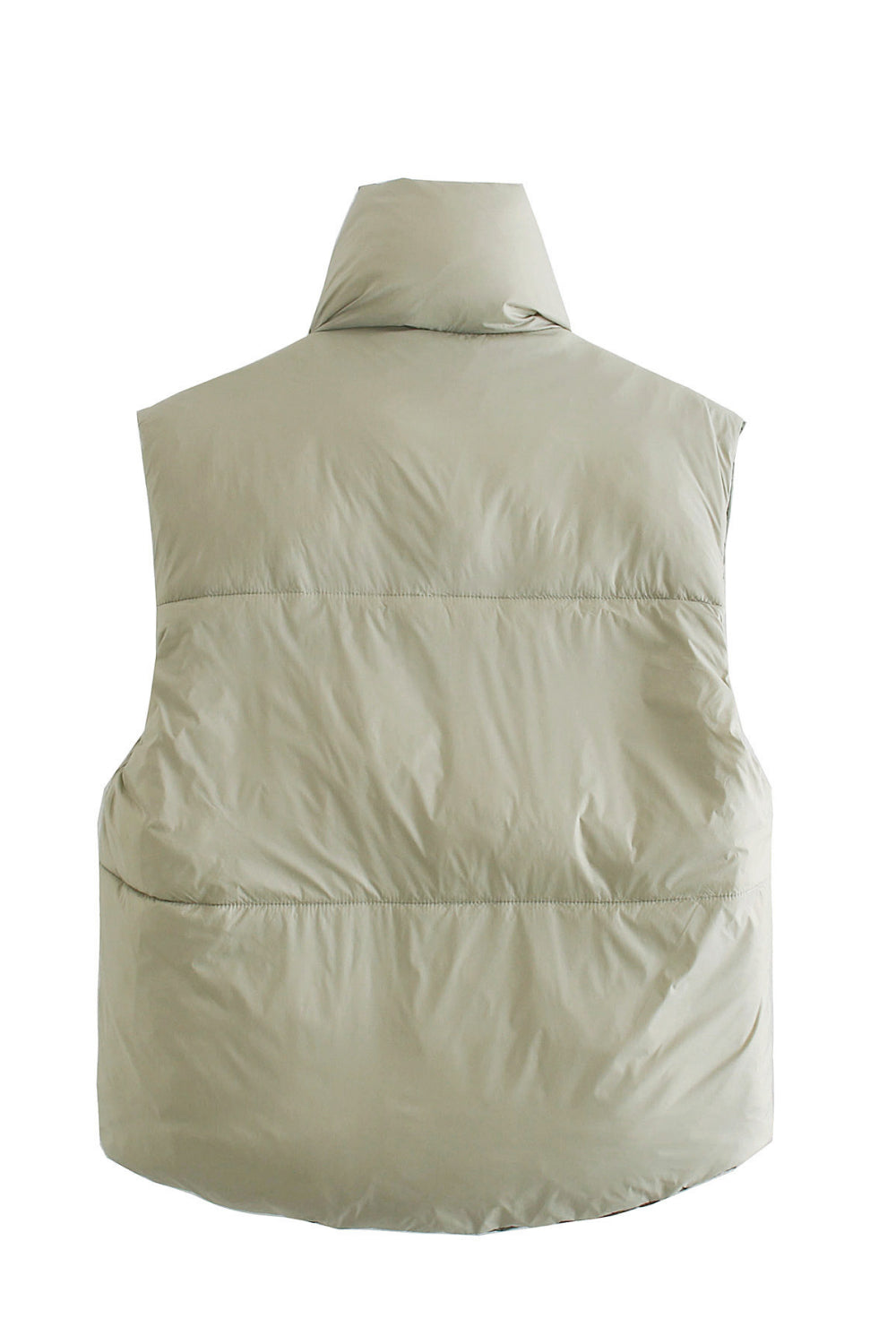 R&B | Zip-Up Drawstring Puffer Weste