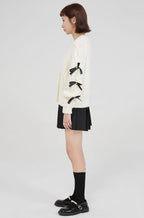 R&B | Strickjacke mit Schleifendetails