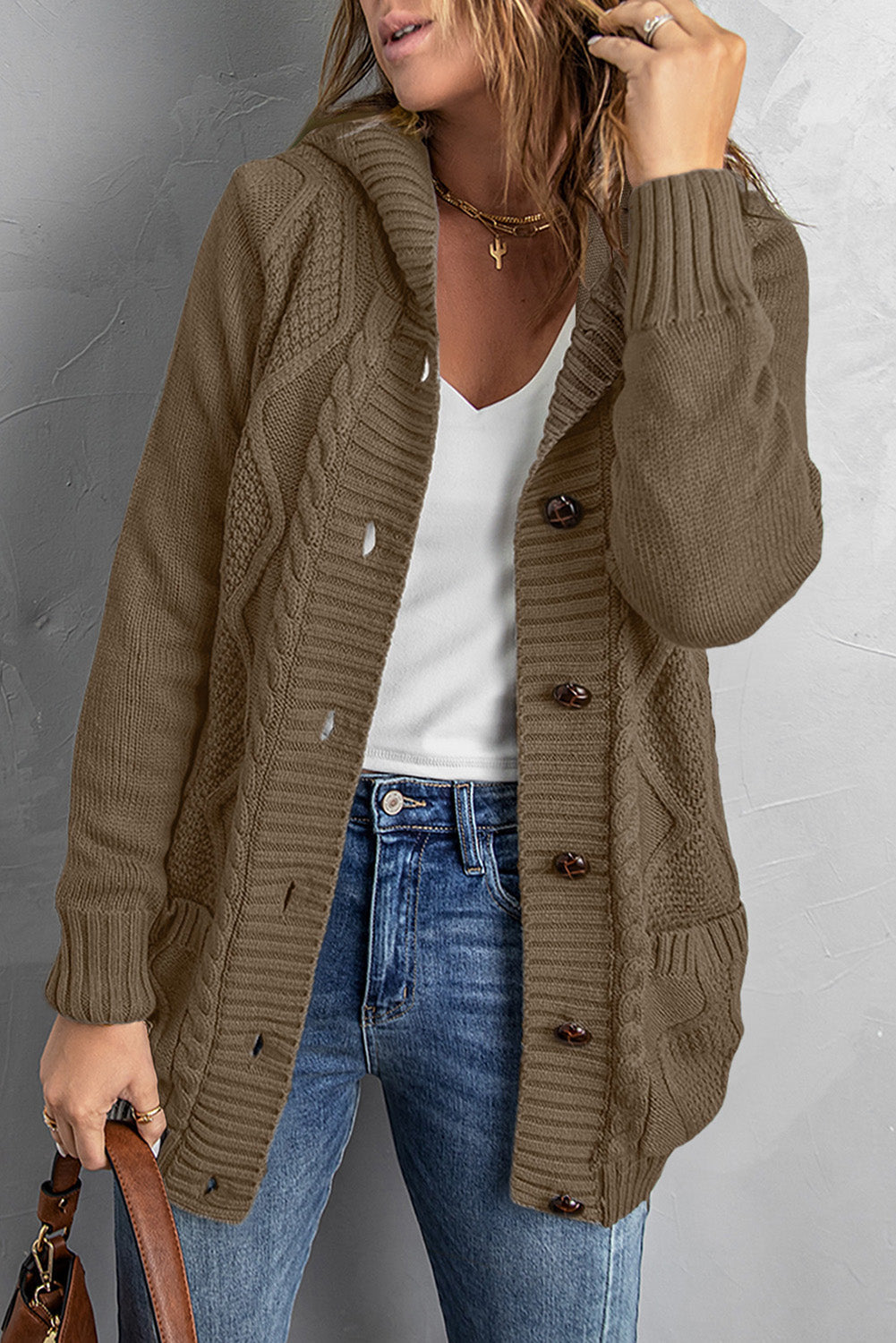 R&B | Lässige und Stilvolle Allgemeine Strickjacke