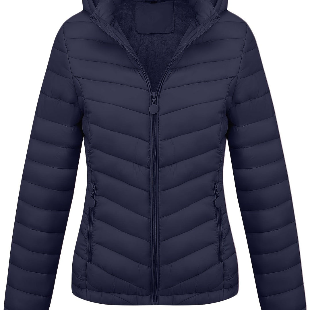 R&B | Zipfeljacke mit Kapuze und Schrägen Taschen
