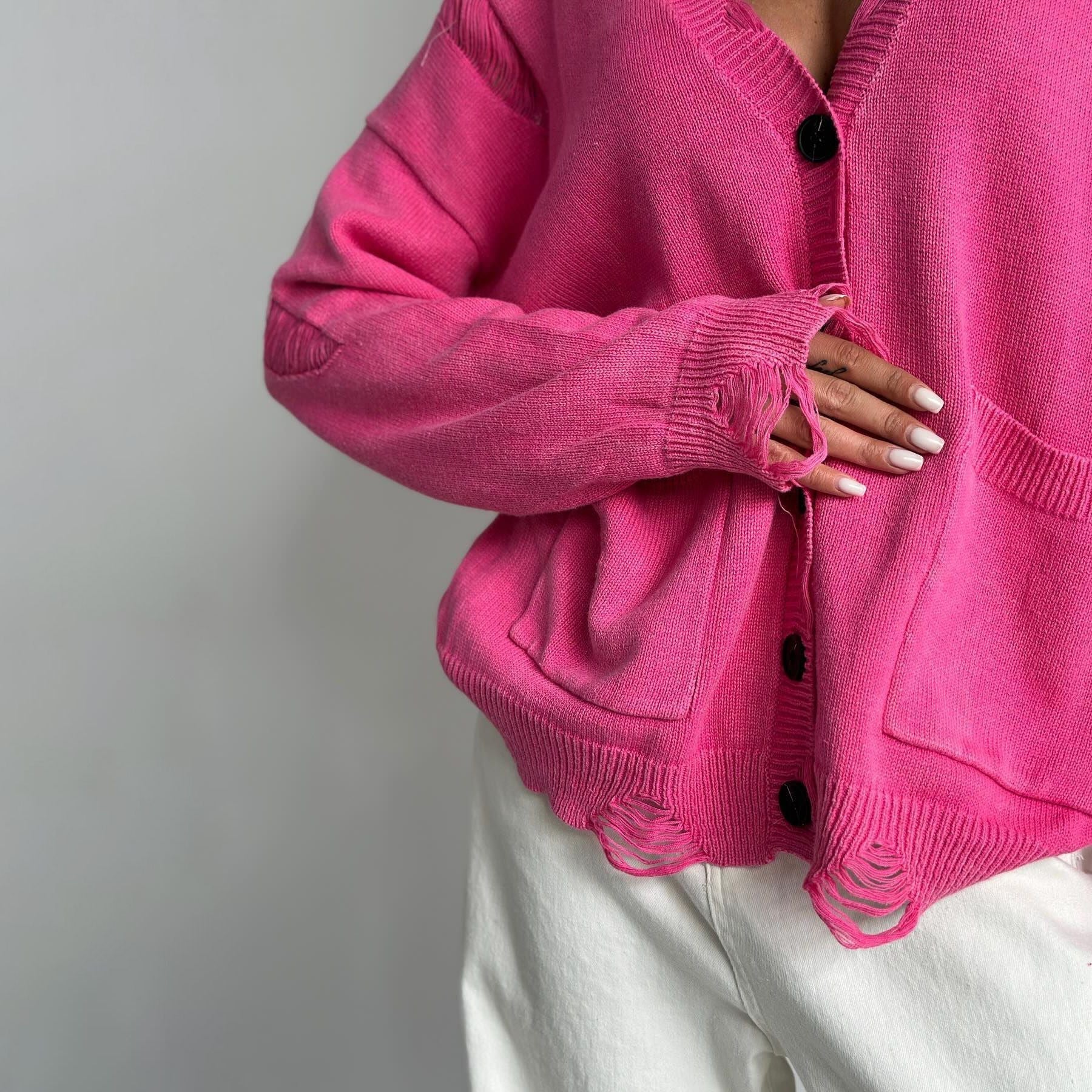 R&B | Out-Strickjacke für Damen
