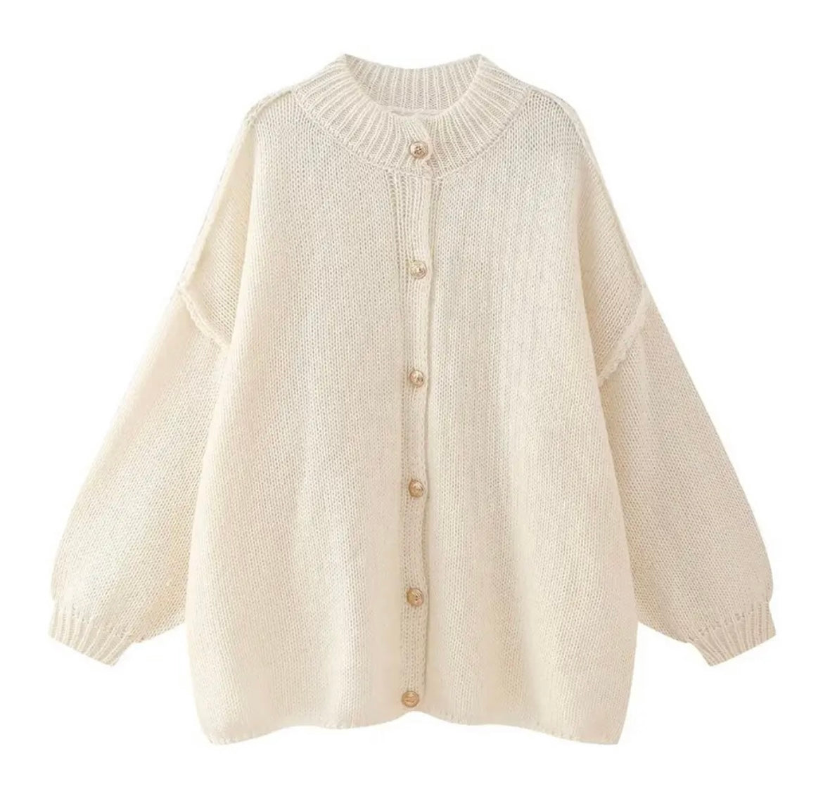 R&B | Gemütlicher Oversized Strickcardigan-Pullover