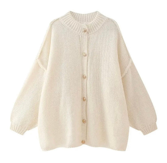 R&B | Gemütlicher Oversized Strickcardigan-Pullover