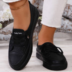 Damen Schnürung Orthopädische Flache Schuhe R&B