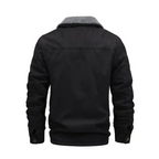 R&B | Herren Outdoor-Jacke gefüttert mit Teddy & Schalkragen