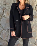 R&B | Kontrastfarbe Lässige Jacke