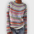 R&B | Strickpullover mit Langen Ärmeln und Druck