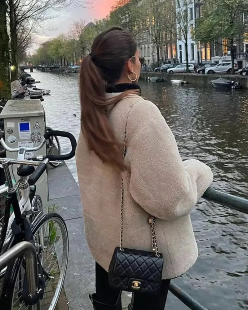R&B | Klassischer Woll Mantel Damen