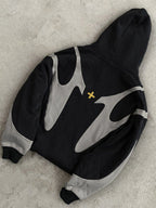 R&B | Y2K Kontrastfarbe Übergroße Hoodie mit Langen Ärmeln für Herren