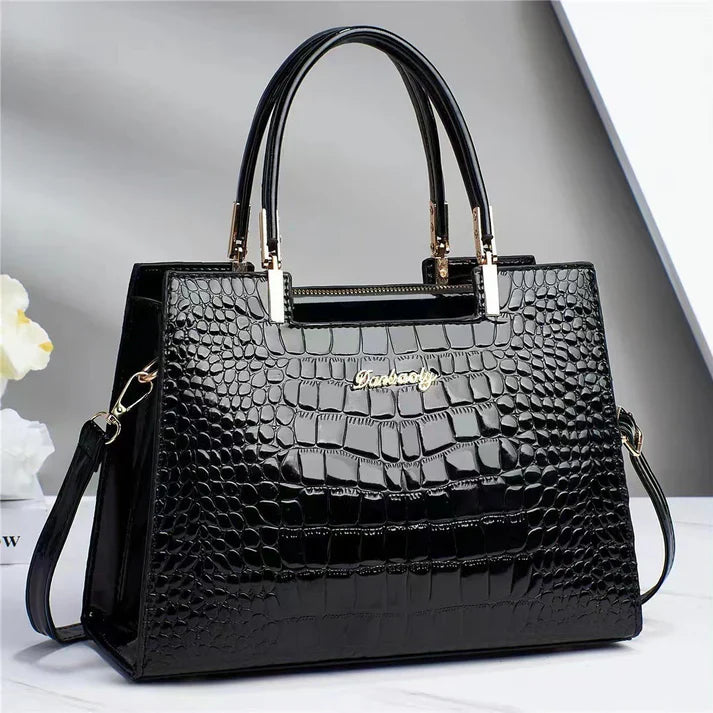 Heidi-Mode | Frauen glänzende handtasche