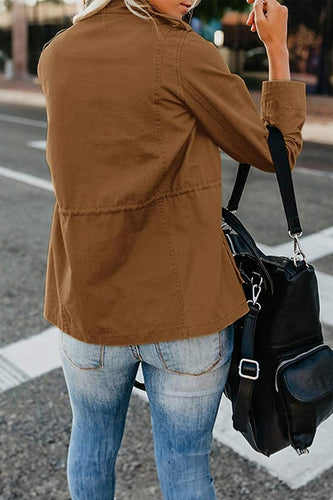 R&B | Kaffeebraune Übergangsjacke