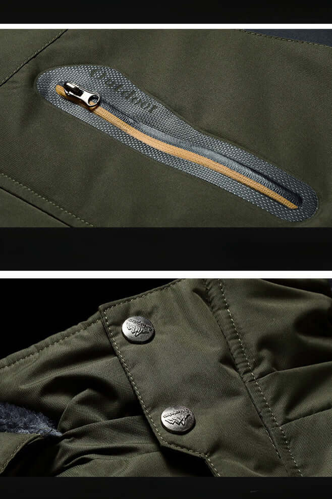 R&B | Herren wasserdichte fleecegefütterte Winterjacke