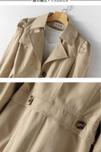 R&B | Schlanker Damen Trenchcoat Im Koreanischen Stil für Frühling und Herbst