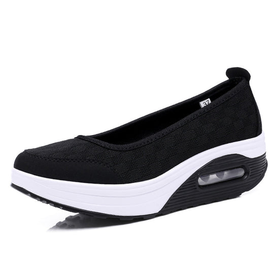 Damen Komfortable Slip-On Sneakers mit dämpfendem Air-Cushion-System R&B