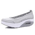 Damen Bequeme Slip-On Schuhe mit dämpfendem Fußbett und atmungsaktiver Oberfläche