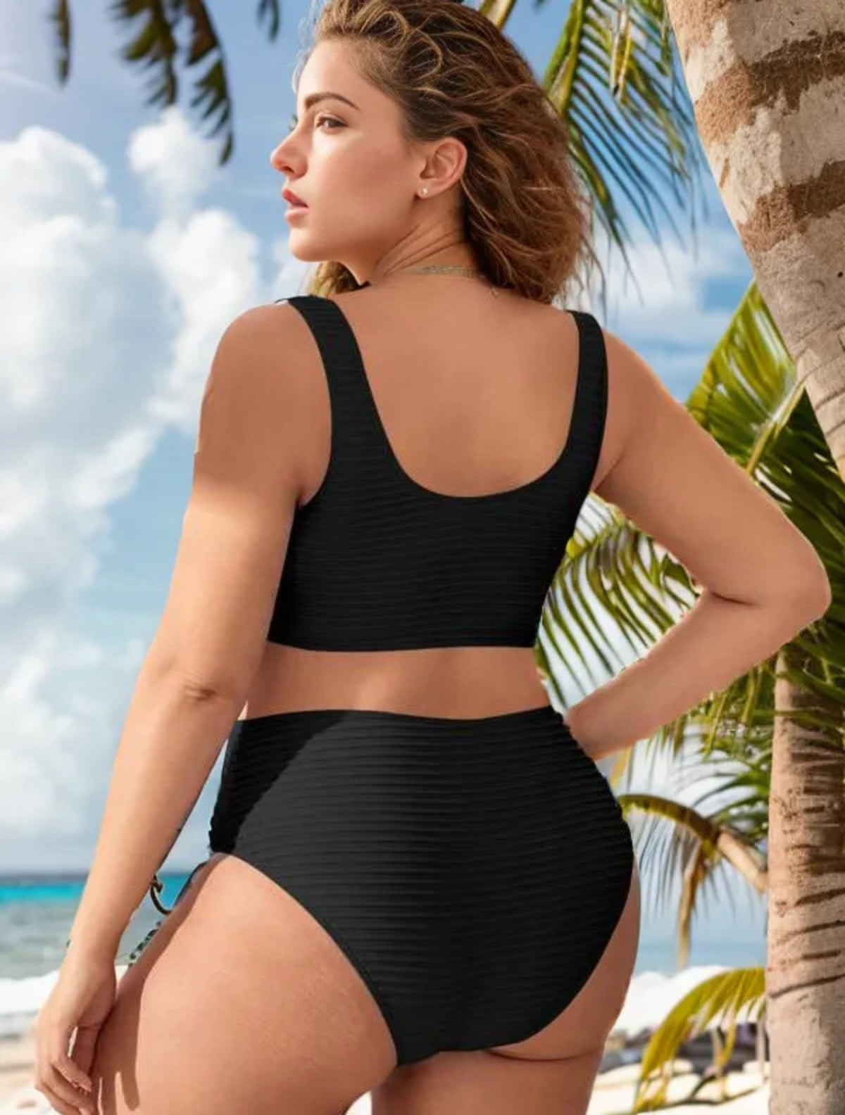 R&B | Schlanke hohe Taille plus Bikini