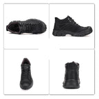 Warme und hohe Arbeitssicherheitsstiefel aus Winter Kaschmir und Stahlkappe R&B