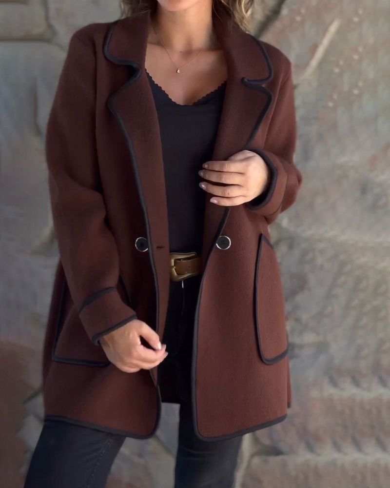 R&B | Kontrastfarbe Freizeitjacke