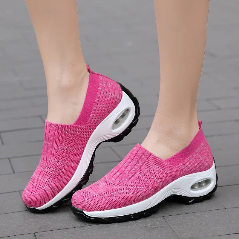 Modische Pfirsichfarbene Sneakers R&B