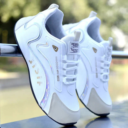 R&B – Orthopädische Luxus Weiße Sneakers
