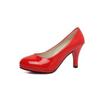 Damen nan elegante Brautpumps mit abgerundeter Vorderkappe, gepolstertem Komfortfußbett und schlankem Kegelabsatz R&B