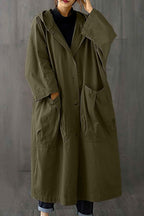 R&B | Oversize-Windjacke in Burgunderrot