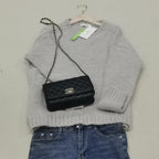 R&B | Übergroßer Strickpullover mit Tasche