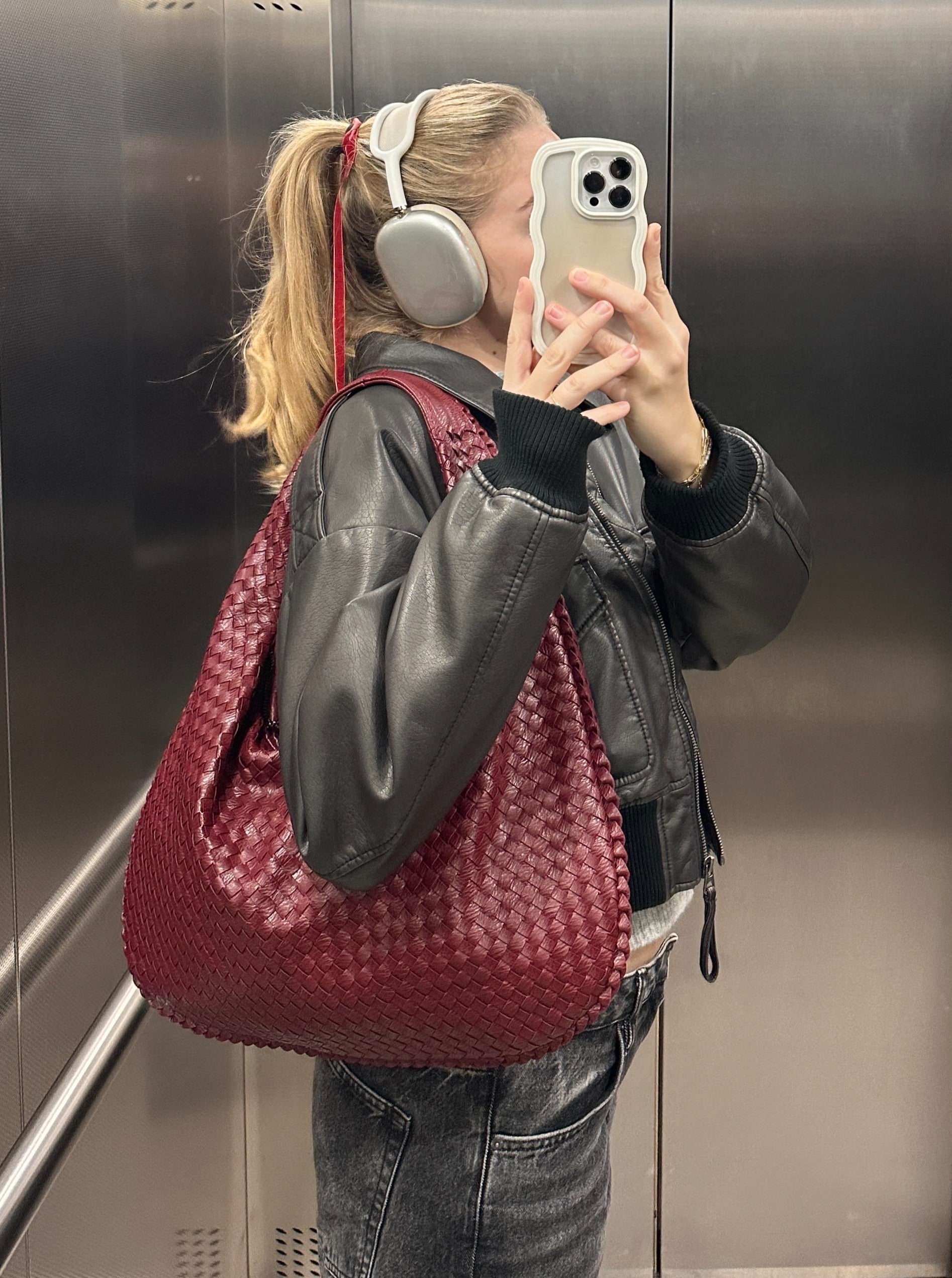 R&B | Geflochtene Schultertasche