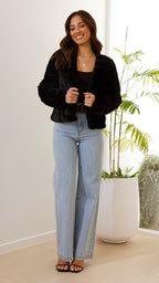 R&B | Luxus Damen Crop Jacke