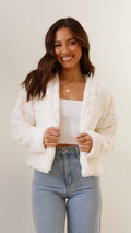 R&B | Luxus Damen Crop Jacke