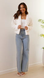 R&B | Luxus Damen Crop Jacke