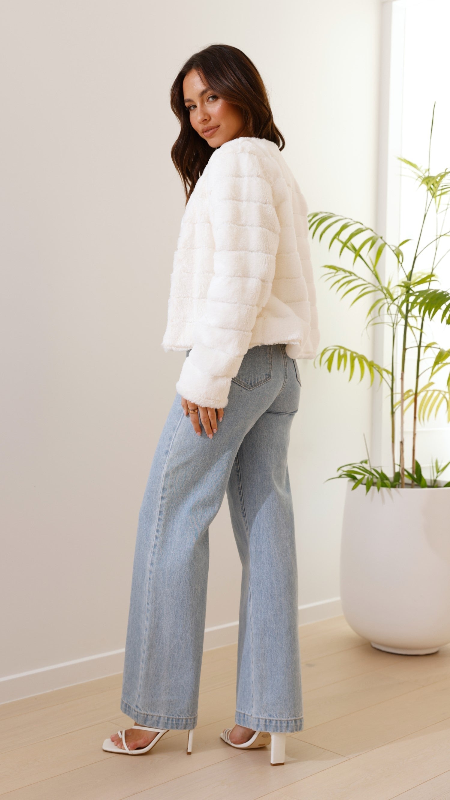 R&B | Luxus Damen Crop Jacke