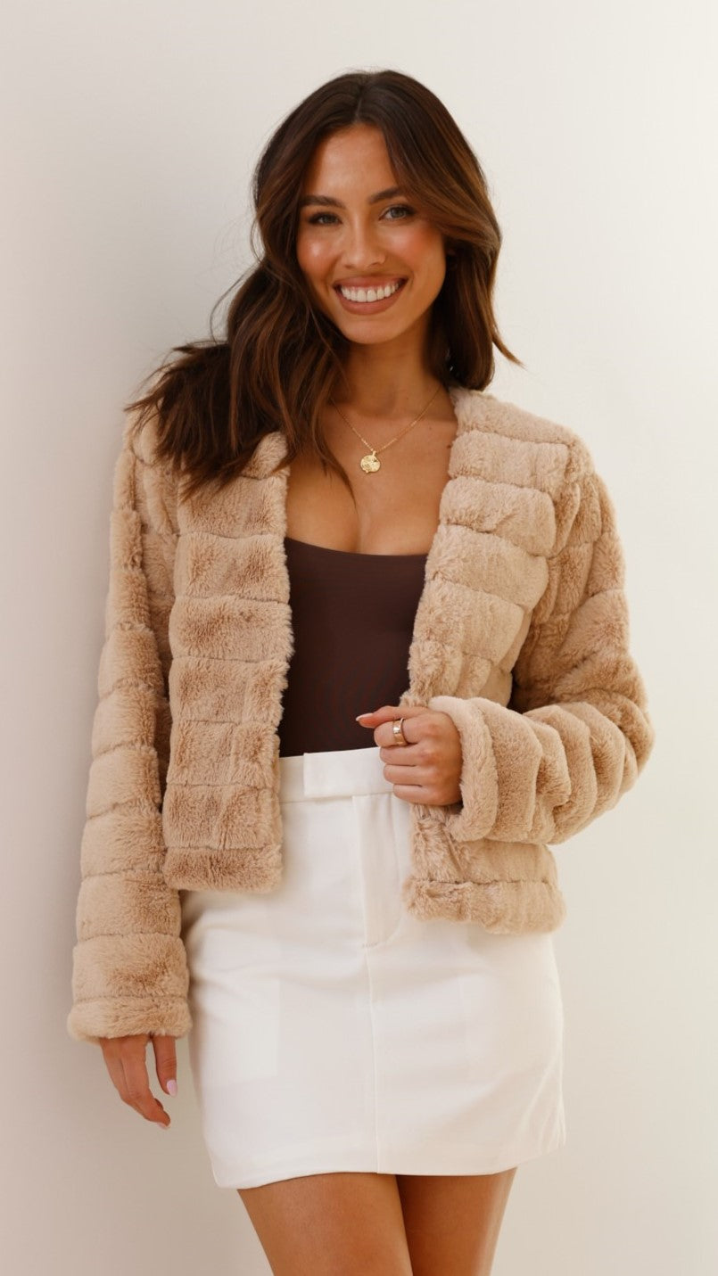 R&B | Luxus Damen Crop Jacke