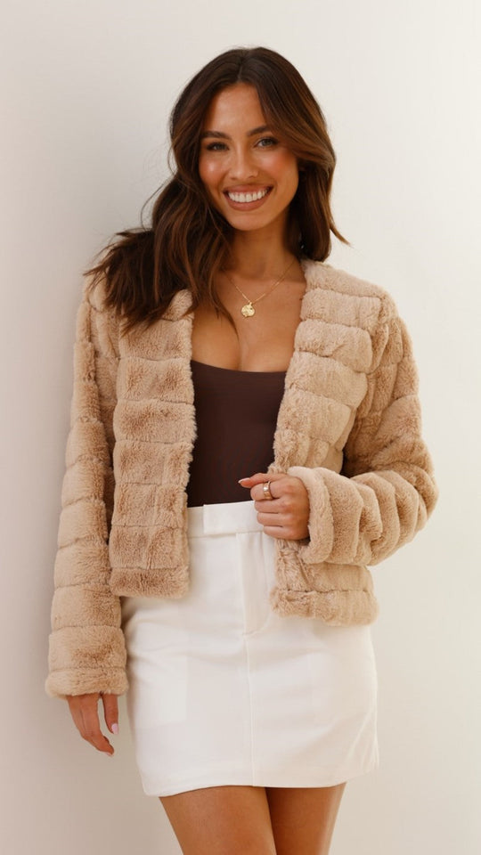 R&B | Luxus Damen Crop Jacke