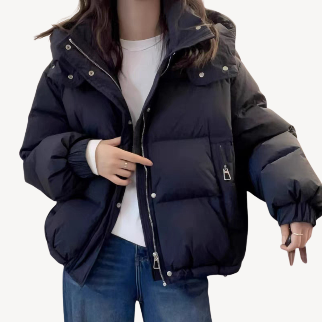 R&B | Pufferjacke mit Kapuze für Damen
