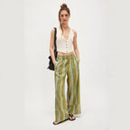 R&B | Gestreifte Hose mit weitem Bein