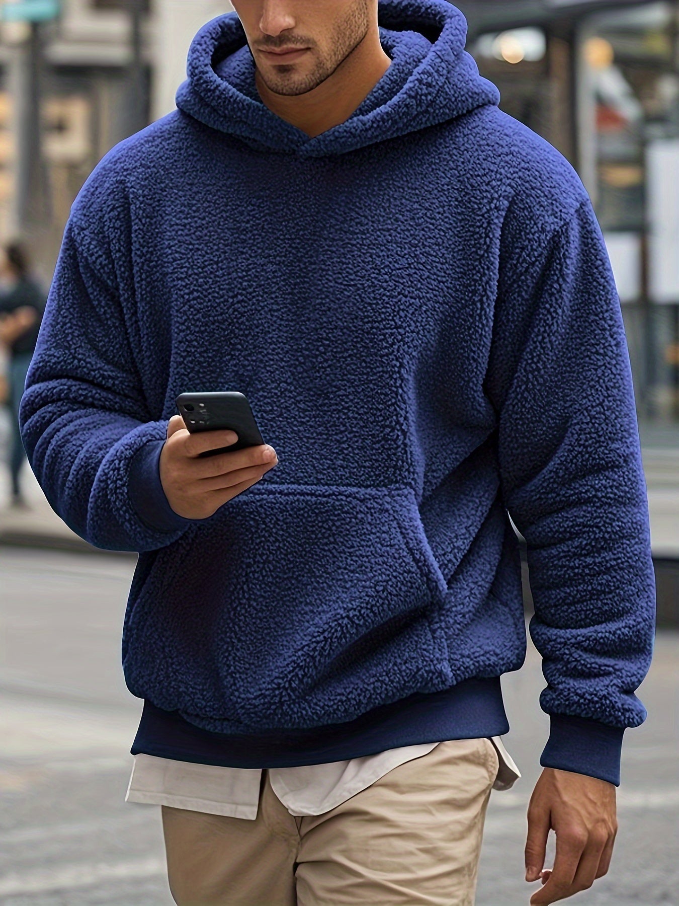 R&B | Weiche Fleece-hoodie Polyester Komfort und Stil